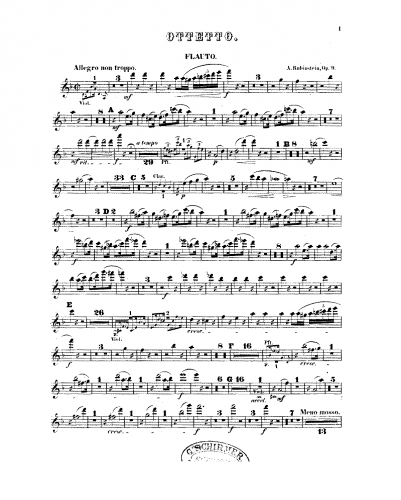 Rubinstein - Octet, Op. 9