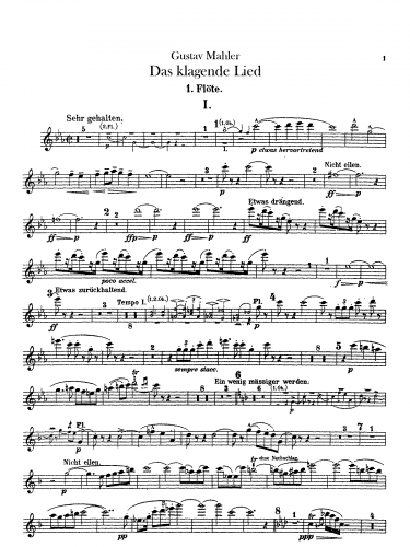 Mahler - Das Klagende Lied