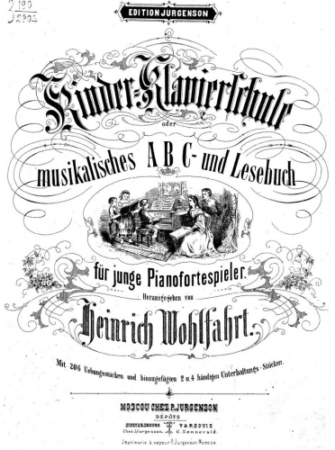 Wohlfahrt - Kinder-Klavierschule - Complete Book