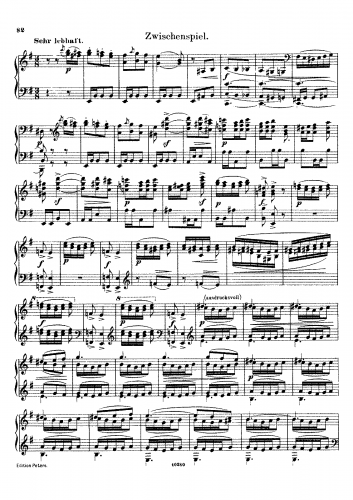 Wolf - Der Corregidor - Interlude (Act II) For Piano solo (Wolf) - Interlude (Act II) - piano solo