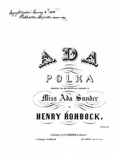 Rohbock - Ada - Score