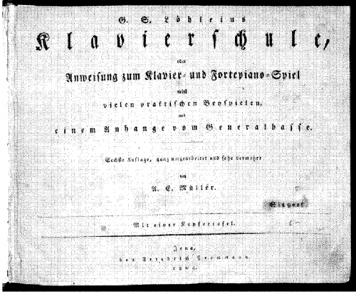 Löhlein - Clavier-Schule - Complete Book
