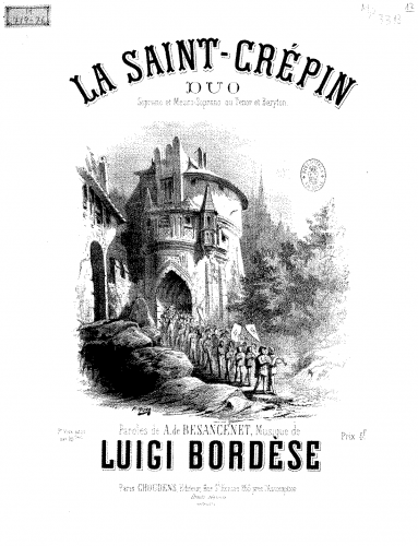 Bordèse - La Saint Crépin - Score