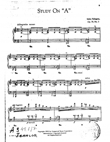 Palmgren - 10 Piano Pieces, Op. 79