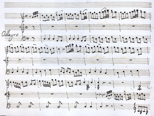 Ferretti - Sonata no. 2 for Harpsichord and Violin - Score