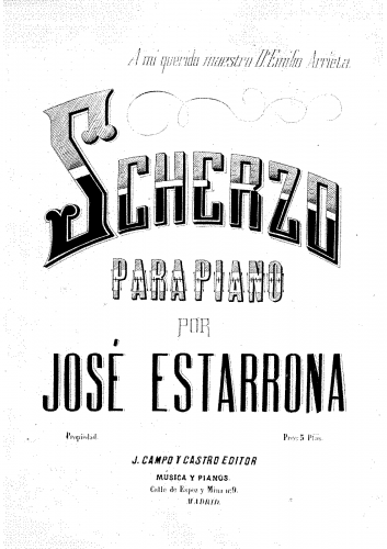 Estarrona - Scherzo - Score