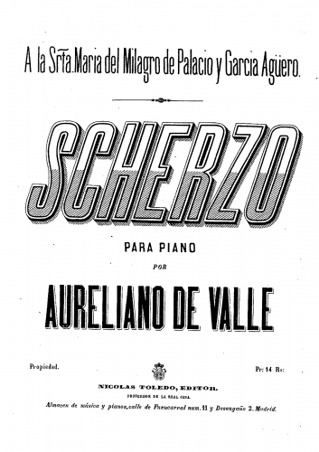 Valle - Scherzo - Score
