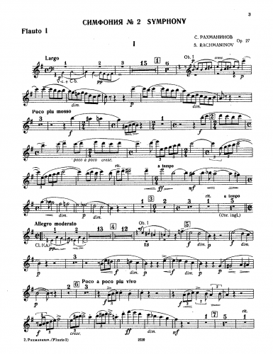 Rachmaninoff - Symphony No. 2 - Muzyka edition