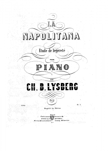 Bovy-Lysberg - La napolitana - Score