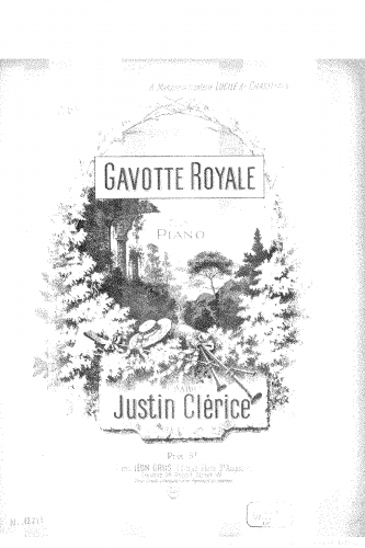 Clérice - Gavotte royale - Score