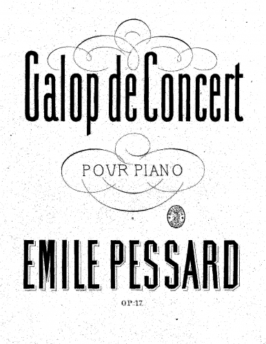 Pessard - Galop de concert - Score