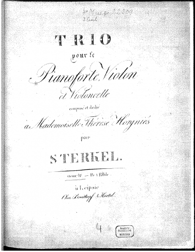 Sterkel - Piano Trio