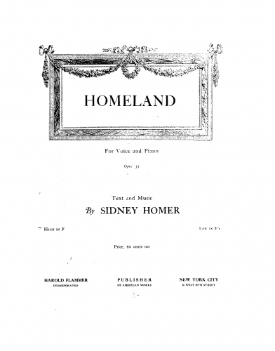 Homer - Homeland - Score