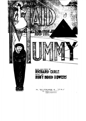 Bowers - The Maid and the Mummy - Vocal Score - Score