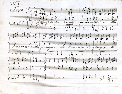 Millico - 6 Ariettas for Soprano and Harpsichord - Score