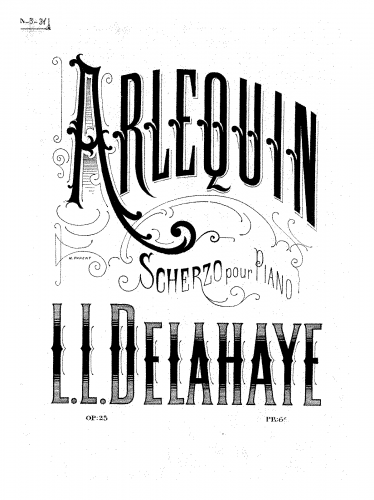 Delahaye - Arlequin - Score