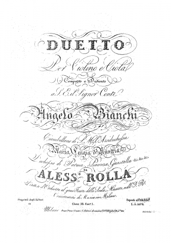 Rolla - 2 Duos for Violin and Viola