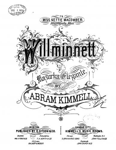 Kimmell - Willminnett - Score