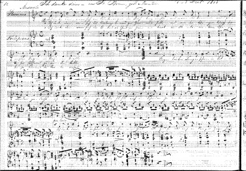 Gerson - Ich denke dein, G.97 - Score