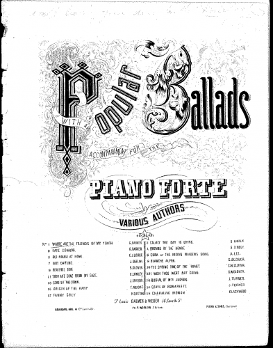 Barker - Where are the friends of my youth - Score