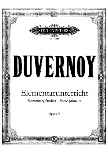 Duvernoy - Ecole primaire ; Scuola primaria - Score