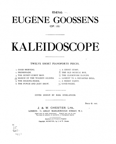 Goossens - Kaleidoscope - Score