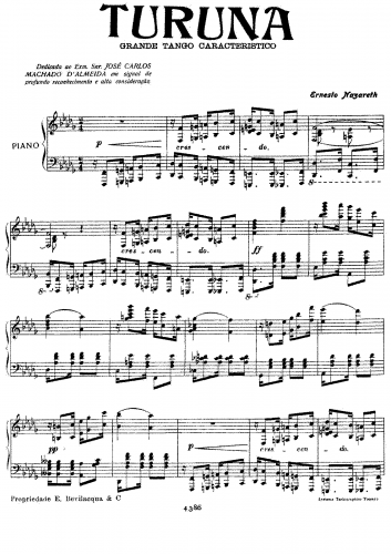 Nazareth - Turuna (Grande Tango Característico) - Score