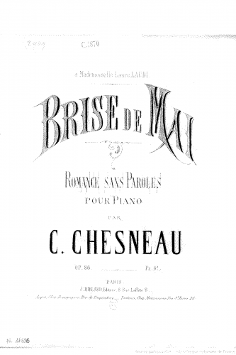 Chesneau - Idylle - Score