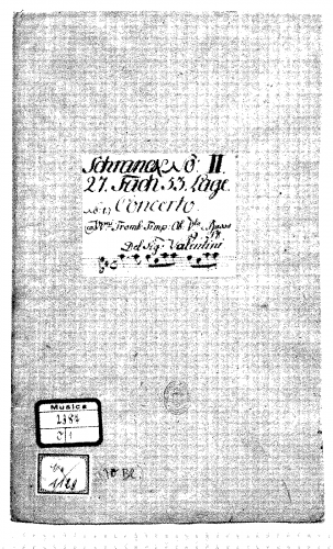 Valentini - 5 Concerti - Concerto No. 1 in D major - Complete Parts