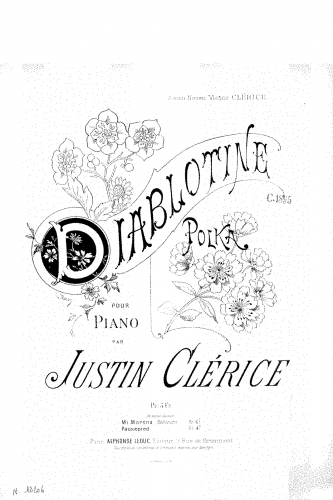 Clérice - Diablotine - Score
