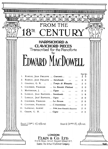 MacDowell - From the 18th Century - No. 1 - Courante (Rameau)
