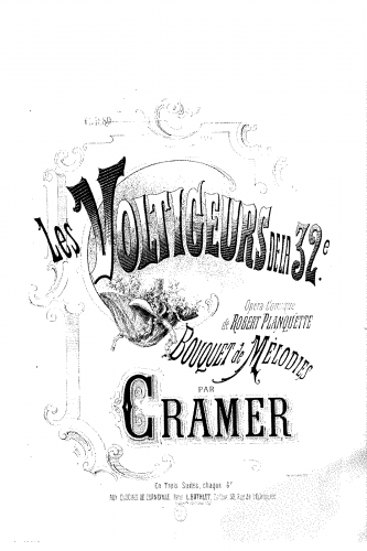 Cramer - Bouquet de mélodies sur 'Les voltigeurs de la 32ème' - Suite No. 3
