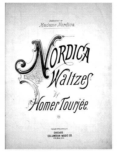 Tourjée - Nordica Waltzes - Score