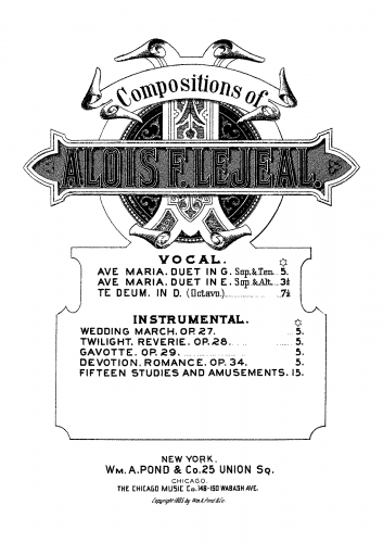 Lejeal - Wedding March - Piano Score - Score