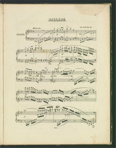 Kolb - Ballade - Score