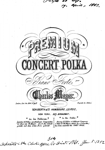 Mayer - Premium Concert Polka - Score