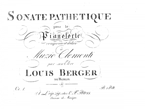 Berger - Piano Sonata - Score
