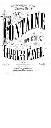 Mayer - 3 Etudes - Score