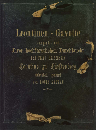 Katzau - Leontinen-Gavotte - Score