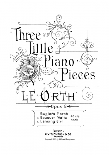 Orth - 3 Little Piano Pieces - 2. Bouquet Waltz