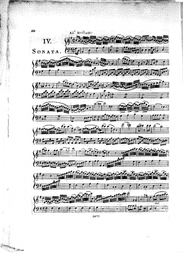 Devienne - 3 Sonatas for Oboe and Basso Continuo - Scores and Parts Sonata No. 4 in G major - Score