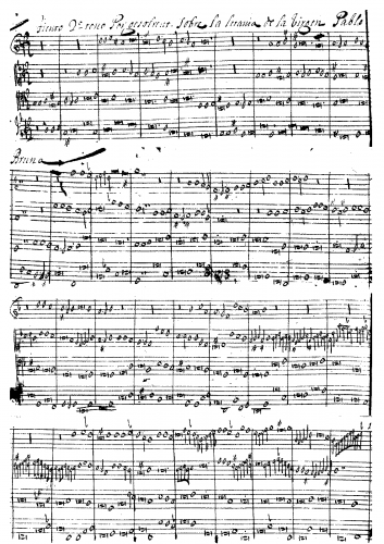 Bruna - Tiento de secondo tono por gesolreut sobre la Letanía de la Virgen - Organ Scores - Score