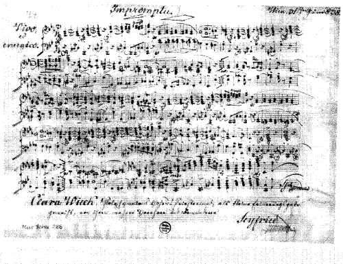 Seyfried - Impromptu in C minor - Score
