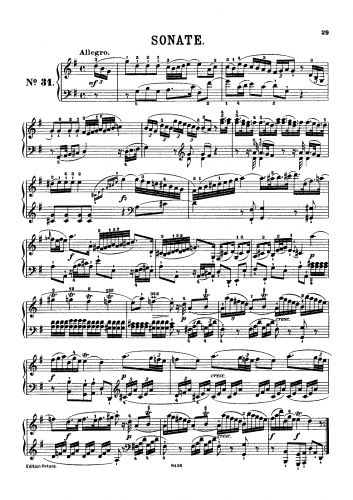 Haydn - Piano Sonata No. 6, Hob.XVI/6 - Score