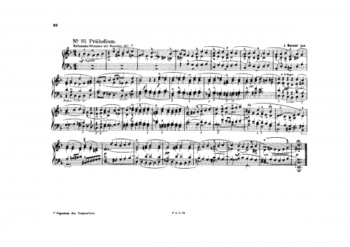 Renner - Prelude - Score