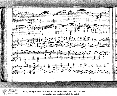 Handel - Chaconne in G major - Keyboard Scores - Score