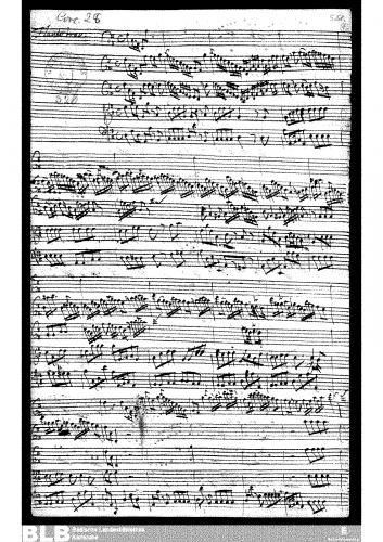 Molter - Flute Concerto in D major - Score