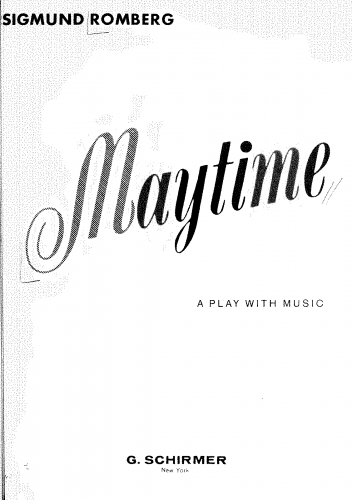 Romberg - Maytime - Vocal Score - Score