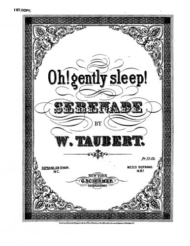 Taubert - 6 Lieder - No. 2