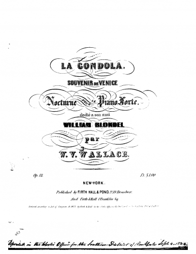 Wallace - La gondola - Score